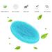Silicone Body Scrubber 3pcs Set for Sensitive Skin - Exfoliating Brush for Shower, Bath, SPA Massage - Green, Purple, Cyan - Buy Online on GoSupps.com