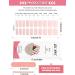 Kalolary 20 Pieces Nail Stickers - Gel Nail Polish Full Wraps UV/LED Cured Strips with File & Stick for Women & Girls - Naked Pink - Buy Online on GoSupps.com