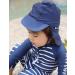 weVSwe Baby Toddler Sun Hat UPF 50+ Swim Cap Flap Neck Protection Dark Blue 0-6 Months - Buy Online on GoSupps.com