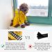 Yellow Dog Raincoat with Reflective Buttons - Water Resistant, Adjustable Drawstring, Removable Hood | XS-XXL Sizes - Medium (Chest 19-23) - Buy Online on GoSupps.com