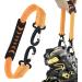Buy Virtcooy Ski Carrier Belt | Easy Roller Schooler Line | Support Ski Clock Strips for Adults & Youth | Winter Snow Equipment Accessories in Orange - Buy Online on GoSupps.com