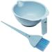 Kumi Professional Wheat Eco-Friendly Blue 2 Piece Tint/hair dye Set - This hair dye bowl and brush kit is ideal for professional or home use. Ideal home hair dye kit.