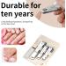 Manicure Set 4 Pieces Quality Carbon Steel Professional Nail Clipper Set Pedicure Tools Travel Beauty Tools Men and Women Friends and Parents Gifts - Buy Online on GoSupps.com