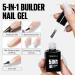 TOMICCA 5 in 1 Builder Nail Gel 15ML - Milky White UV Nail Gel Polish for Strong Nails & Extensions | Nail Art Supplies for Easy Shaping and Repair - Buy Online on GoSupps.com