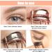 Lash Curler Stainless Steel Eye Lashes Curlers Curl Lash Curler Electroplated Eyelash Curler Fashion Eyelash Curler Makeup Accessory for Women and Girls - Rose Gold - Buy Online on GoSupps.com
