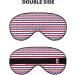 Stars and Stripes Print Sleep Mask | Comfortable & Soft Eye Mask with Adjustable Strap for Home & Travel - Buy Online on GoSupps.com
