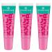 essence cosmetics Juicy Bomb Shiny Lip Gloss No. 102 Pink Shiny Radiant Fresh Shimmering Vegan Alcohol-Free Paraben-Free No Microplastic Particles Pack of 3 43.0 grams 145.35 milliliters 102 Witty Watermelon 10 ml (Pack of 3)