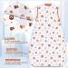 Lictin 100% Cotton Baby Sleeping Bag 3-18 Months | TOG 2.5 Wearable Blanket with Removable Sleeves | Adjustable Length for Winter | Infant Toddler Sleep Sack - Buy Online on GoSupps.com