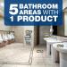 Comet Professional Multi-Purpose Disinfecting Bathroom Cleaner Spray - 32 fl oz (Case of 8) | Ideal for Commercial Use - Fast International Shipping - Buy Online on GoSupps.com