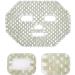 INOOMP Masque de Massage en Jade Naturel 11 X8 Yeux Effet Rafra chissant Soulagement des Gonflements et Relaxation Sommeil Maison - Buy Online on GoSupps.com