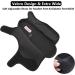 Extra Wide Open Toe Diabetic Sandals for Elderly Women - Black, Size 10 - Buy Online on GoSupps.com