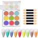 Poudre scintillante pour ongles | Finition miroir magique brillante 9 couleurs | Art d grad arc-en- D coration DIY pour femmes filles P ques Halloween No l CF01 - Buy Online on GoSupps.com