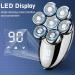 Head Shavers for Bald Men 7D Upgraded Shavers for Men with LED Display 5 in 1 Rotary Skull Shaver IPX7 Wet/Dry Mens Cordless Shaver Grooming Kit with with Hair Clippers Beard Trimmer Nose Trimmer Fn-6900s - Buy Online on GoSupps.com