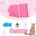 7-Piece Cat Bathing Bag Set with Grooming Glove, Nail Clipper, Feeder - Bright Colors - Buy Online on GoSupps.com