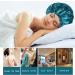 Adjustable Silk Bonnet Set | Double Sided Satin Sleep Caps | Light Blue & Hole Blue | 2 Pieces | All Hair Lengths - Buy Online on GoSupps.com