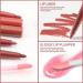 Boobeen Nude Dark Red Lip Makeup Set - Long Lasting Waterproof Lipliner & Lipstick Duo for Women | Velvet Lip Glaze Gift - Buy Online on GoSupps.com