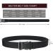 Buy Belter Tactical Belt for Men - Adjustable Military Work Belt | Elastic Nylon Outdoor Fabric | Quick Lock | 125 Black-A - Buy Online on GoSupps.com