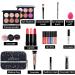 RoseFlower 20Pcs Professional Makeup Set - All-In-One Essential Starter Set with Cosmetic Bag, Eyeshadow Palette, Lip Gloss, and Foundation Brush | Makeup Gift Sets for Women - Buy Online on GoSupps.com