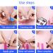 LoveOurHome 480pc Medium Square Press on Nails - Full Cover Glossy Colored Fake Nails for Women and Girls | Acrylic Tips in 10 Sizes for Manicure Design - Buy Online on GoSupps.com