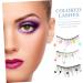 minkissy 9 Pairs Sequin False Eyelashes Colored Lashes Color Lashes Pride Makeup Lashes with Color Colored Eyelashes False Lashes Female Eyelashes Lashs Cosplay Cosmetic Miss Imitation - Buy Online on GoSupps.com