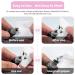 400 PCS Eyelash Extension Glue & Nail Polish Remover Wipes - Lint Free, Super Absorbent Non-Woven Fabric - Pack of 2 - Buy Online on GoSupps.com