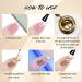 U-Shinein 3x12ml Metallic Painting Nail Gel Liner 3D Mirror Chrome Effect Nail Art Paint Metal Liner Gel Set with Build in Thin Brush UV Nail Liner Gel DIY Nail Art Manicure Set A Color A - Buy Online on GoSupps.com