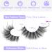 Dramatic Faux Mink Cat Eye Wispy False Lashes - Long Fluffy Fairy Strip Eyelashes Pack - Buy Online on GoSupps.com