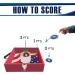 Flag Series Wooden Washer Toss Game Set - Portable Outdoor Lawn Game with 8 Metal Washers - Buy Online on GoSupps.com