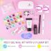 Saviland Poly Gel Nail Kit for Beginners - 60g Clear Poly Gel Set with 72W UV Lamp - Nail Extension Starter Set for DIY French Manicure - Includes Slip Solution, Base & Top Gel, Decorations - Perfect Home Party Gift - Buy Online on GoSupps.com