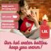 Funny Hot Water Bottle with Cover - Perfect Gift for Women & Men | Soxo Red & Grey Heart - Buy Online on GoSupps.com