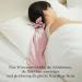 LilySilk 100% Silk Hat & Scrunchies 2-in-1 | Adjustable Pink Silk Hair Ties for Long Hair - Perfect for Sleeping - International Shipping - Buy Online on GoSupps.com