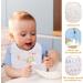 Miiepls 12-Piece Baby Bib Painting Set | Includes 12 Textile Pens & 3 Stencils | Perfect for Baby Shower Games & Parties - Buy Online on GoSupps.com