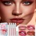  Bexdug Tinted Lip Gloss Makeup | Moisturizing Matte Liquid Lip Tint for Women Sweat-Resistant Lip Cosmetic Kit Supplies - Buy Online on GoSupps.com