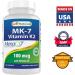 Best Naturals Vitamin B-12 6000 mcg & Vitamin K2 (MK7) with D3 - Buy Online on GoSupps.com