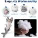 Plush Shark Cat Doll - Cute Stuffed Kitten Pillow Toy (Grey 50cm) - Ideal Gift for Kids & Girlfriend - Buy Online on GoSupps.com