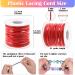 Cridoz 6-Pack Lanyard String Kit - Plastic Lacing Cord for Bracelets, Keychains, and Crafts - Buy Online on GoSupps.com