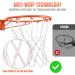 Vazioyar Heavy Duty Basketball Net Replacement - Fits Standard Indoor Outdoor 12 Loops Rims - All Weather Anti Whip Basket Net - Buy Online on GoSupps.com