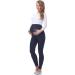 Be Mammy Maternity Long Leggings - Size 02, Navy Blue | Women's Pregnancy Pants - Buy Online on GoSupps.com