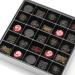 Vegan luxury Belgian pralines, classic assortment, 25 pieces, 350 g. Superior artisanal quality from Belgium. Franck and Olivier.
