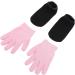 Moisturizing Gel Spa Gloves & Socks Set for Dry Cracked Hands & Feet Essential Oil Gel Socks Gloves Gift Premium Cotton Material Wear Regularly - Buy Online on GoSupps.com