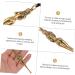 3D Beauty Ear Scratcher Brass Earwax Pick - Retro Car Accessories Cleaning Kit - Buy Online on GoSupps.com
