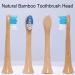 ECOETBOO Replacement bamboo toothbrush heads compatible with Philips electric toothbrushes HX3 HX6 HX9 series electric toothbrush heads biodegradable ecofriendly durable - Buy Online on GoSupps.com