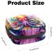 Octopus Sanitary Napkin Storage Bag - Multi-colored Portable Period Bag for Women and Teen Girls | Feminine Menstrual Cup Pouches + Nursing Pad Holder + Tampon Bags - 1Pcs - Buy Online on GoSupps.com