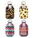 4 Pack Travel Size Bottle Hand Sanitizer Holder Keychain, 30ml Flip Cap Reusable Bottles Containers for Kids Backpack, Office, Travel, Outdoor, Camping