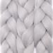 24 Silver-Gray Kanekalon Braids Extensions - 3 PCS Colorful Crochet Hair Synthetic Braiding Hair for International Shipping - Buy Online on GoSupps.com