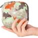 Lotus Flower Carp Sanitary Napkin Storage Bag Portable Period Kit Bag Pad Pouches for Period Menstrual Cup Bag with Zipper Sanitary Pad Pouch for Women Teen Girls Ladies Color 1 - Buy Online on GoSupps.com