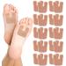 U Shaped Felt Callus Pads  20 PCS Self Adhesive Metatarsal Pads Forefoot Cushion Pads  Foot Support Protector  Foot Care for Relief Foot Heel Pain  Protect Corn Callous Blisters from Rubbing on Shoes