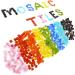 480 Piece Colorful Mosaic Tiles Pack - Assorted Stained Glass DIY Supplies in 8 Colors - Buy Online on GoSupps.com