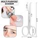 Tecto Professional Stainless Steel Nail Scissors - Sharp Cuticle Scissors for Manicure, Eyelashes, Eyebrow, and Toenail - Multi-Purpose Beauty Tool for Women and Men - Buy Online on GoSupps.com