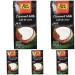 Real Thai Coconut Milk Tetra Pak (1 x 1 l) (Pack of 5) 1 1 l (Pack of 5)